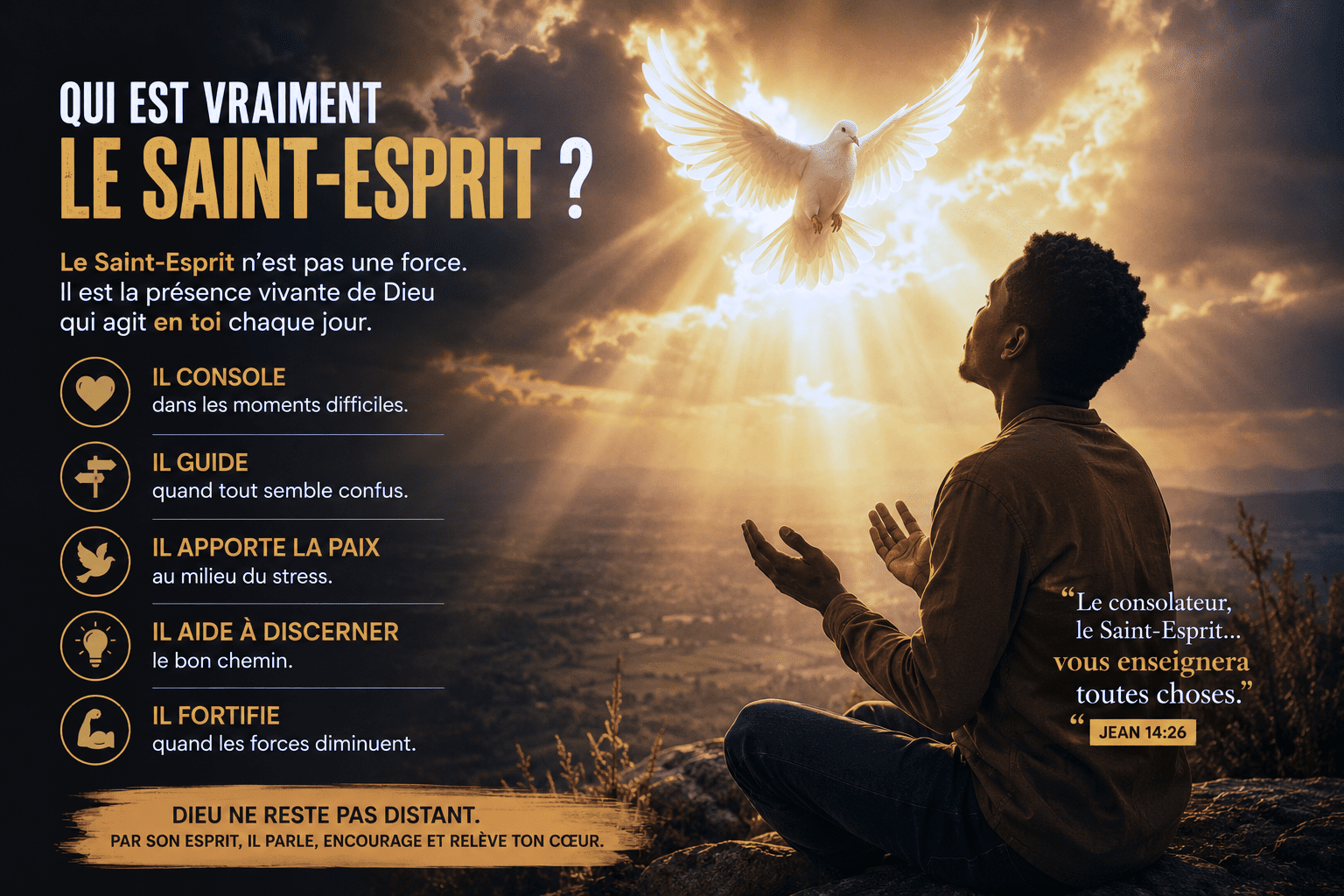 Qui est le Saint-Esprit ? Découvrez Son rôle dans notre vie