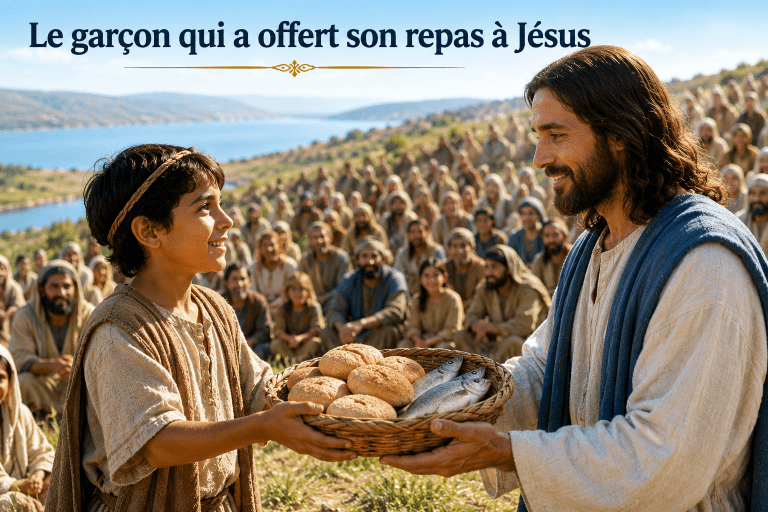 le garçon qui a offert son repas à Jesus